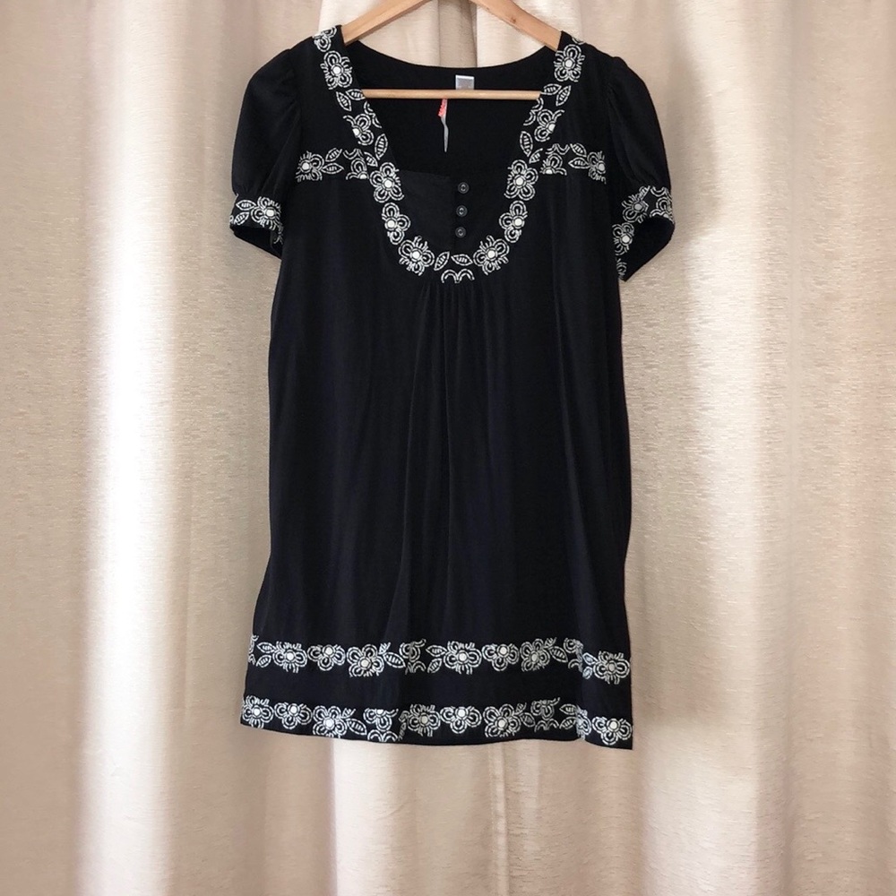 Anthropologie black dress/tunic